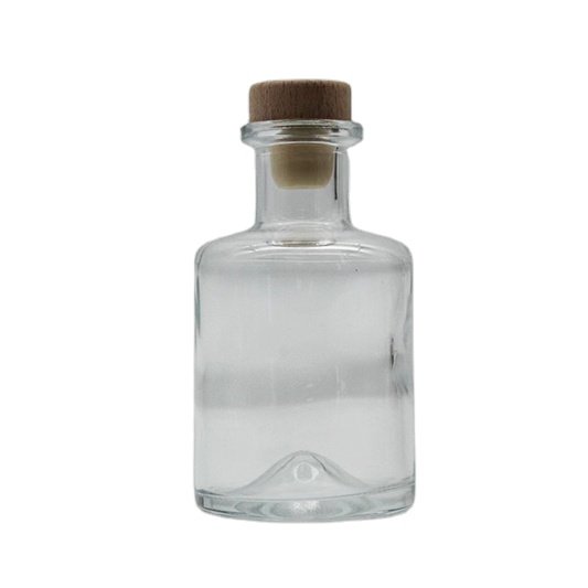 Custom Reed Diffuser Bottle Luxury 200ml Clear Round Aromatherapy Glass Bottle