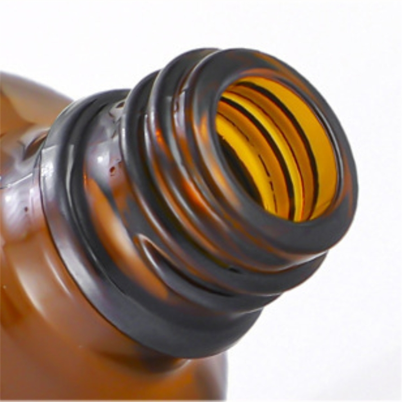 5ML 10ML 15ML 20ML 30ML 50ML 60ML 100ML Hair Oil Frosted Brown Glass Dropper Bottle With Gold Dropper Lid