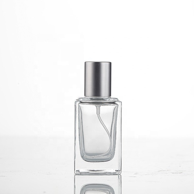 Free sample transparent perfume glass bottles 30ml50ml100ml empty glass spray cosmetic bottle luxury glass perfume bottles