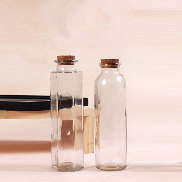 Glass Beverage Bottle 350ml Flat Glass Bottle Drink Juice Milk Liquor Water Coffee Glass Beverage Bottle