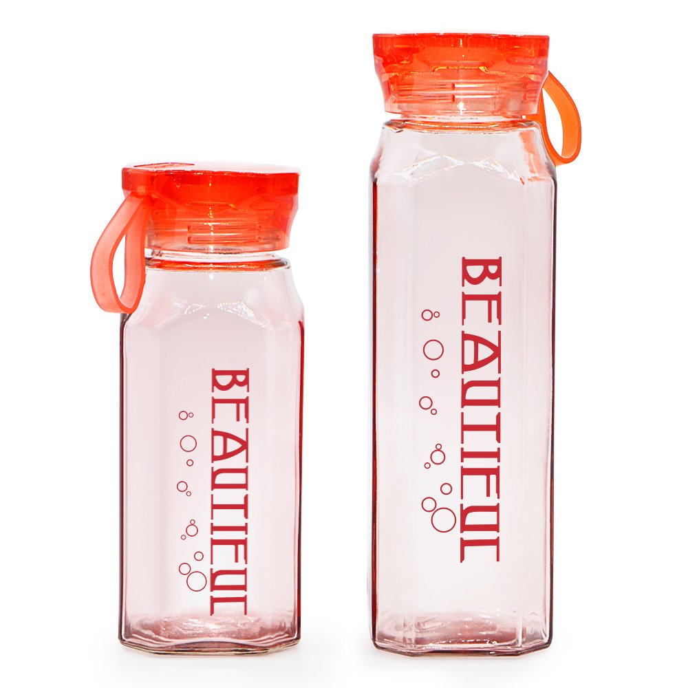 hot sale Eco Friendly Wide Mouth Transparent customized logo clear diamond glass cup Colorful Glass Bottle square bottle