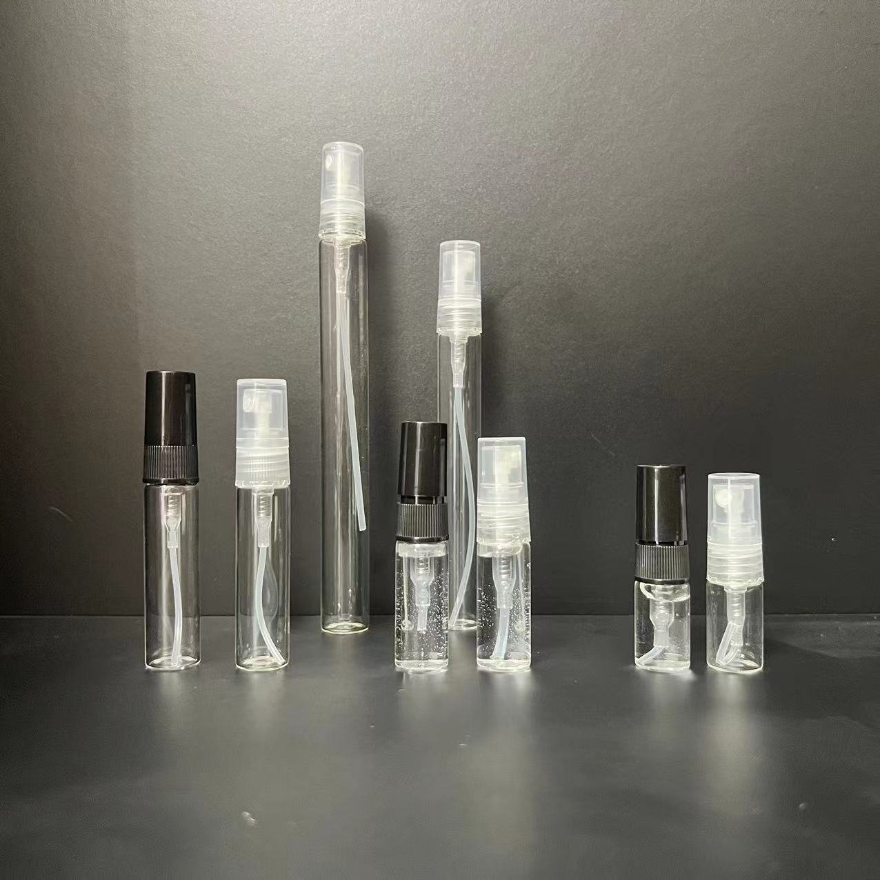 Clear Plastic 5ml 10ml 15ml Small Mini Spray Bottles Empty Fine Mist Sprayer Perfume Bottle For Travel