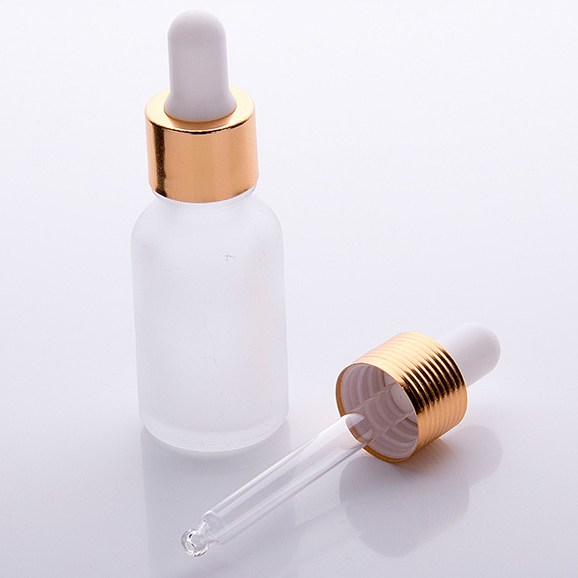Wholesale 15ml Clear Frosted Glass Dropper Bottle Essential Oil Dropper Bottle