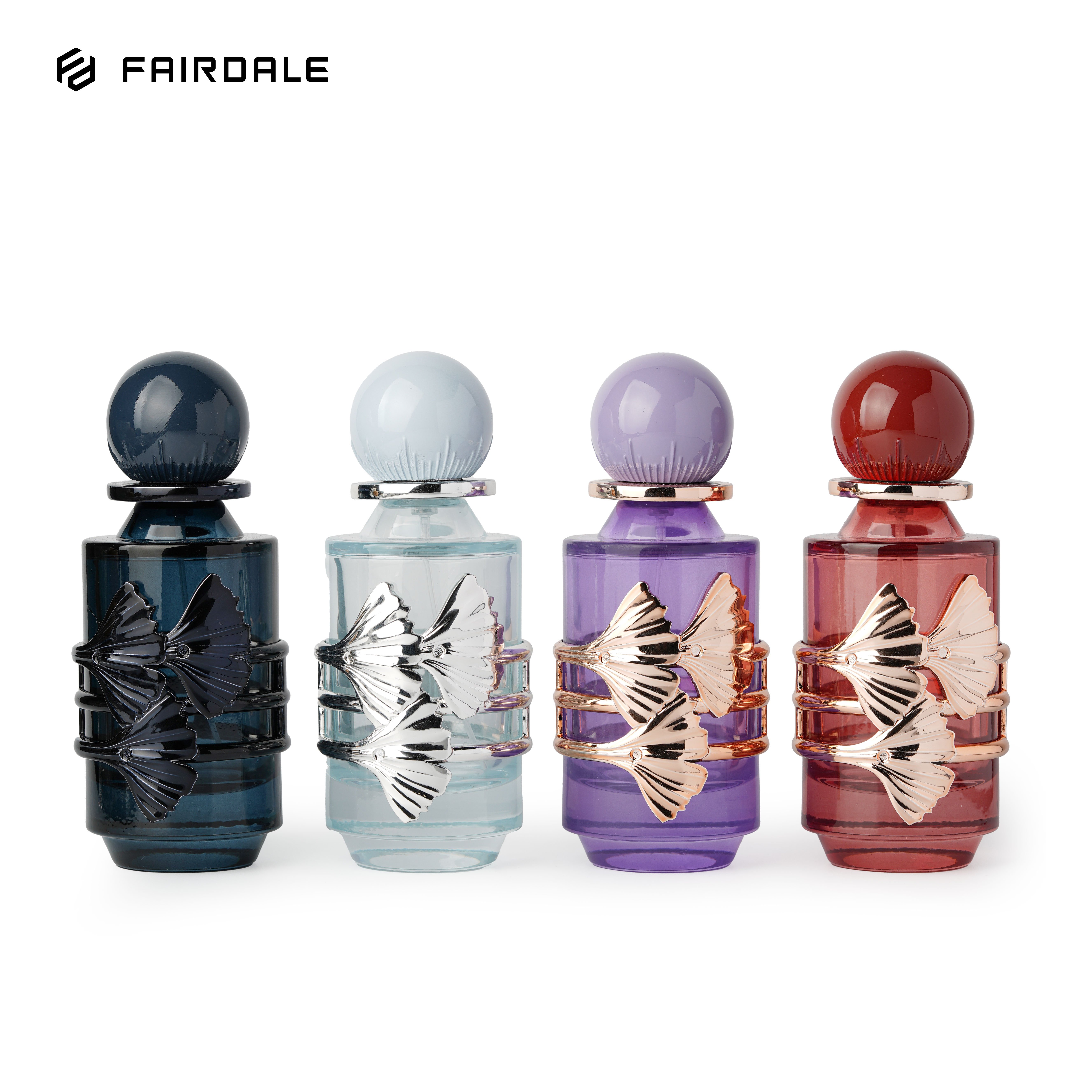 Luxury High End Arabic Bottles Glass 50ml 100ml Empty Perfume Bottle Packaging