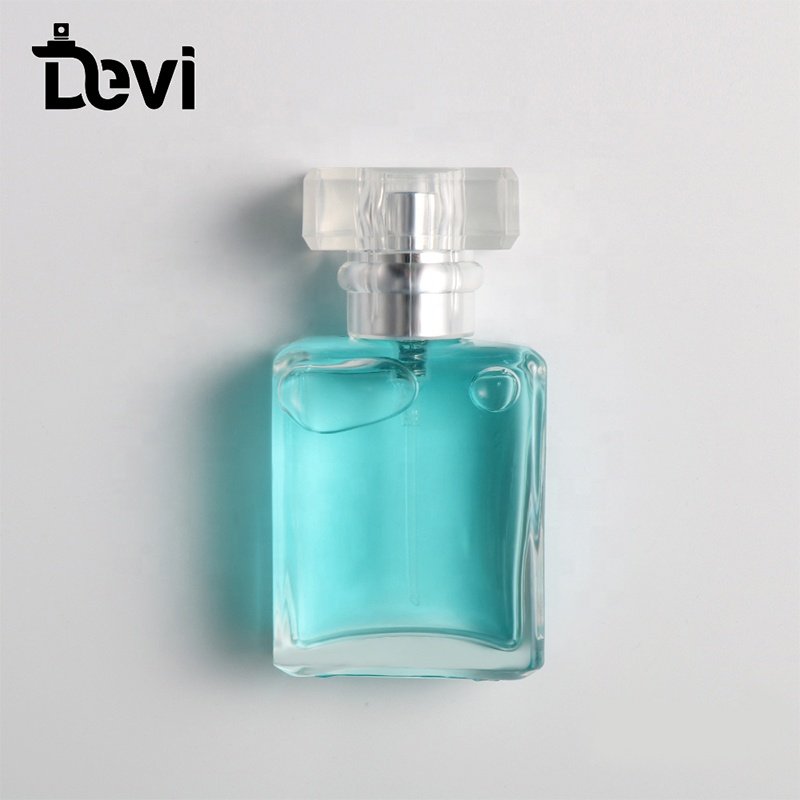 Fully Stocked 20ml Glass Perfume Bottle Sprayer Empty Square Atomizer Bottle Manufacturer