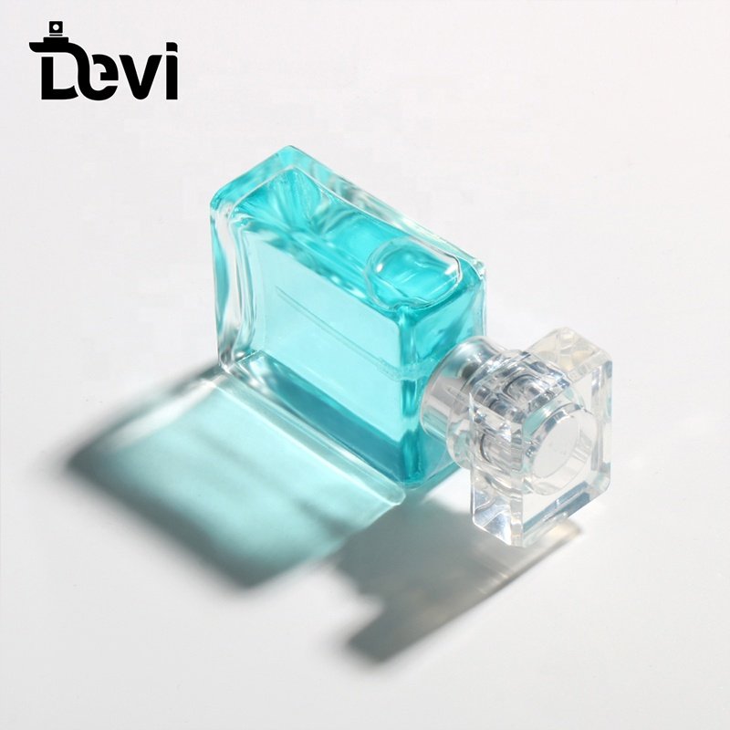 Fully Stocked 20ml Glass Perfume Bottle Sprayer Empty Square Atomizer Bottle Manufacturer
