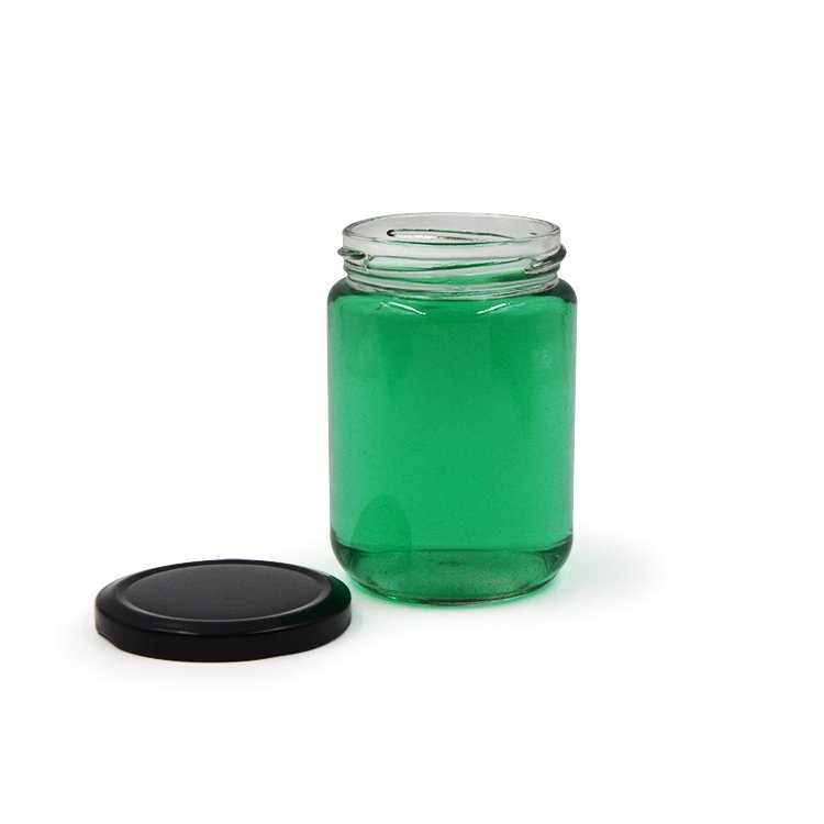 Round Cheap Small Honey Jars 50ml -500ml Honey Glass Bottle with Tin Lid