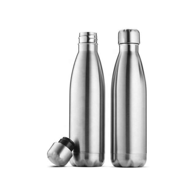 Triple Insulated Stainless Steel Water Bottle 17 oz Insulated and Cold 100% Leak Proof and Sweat Proof Water Bottle