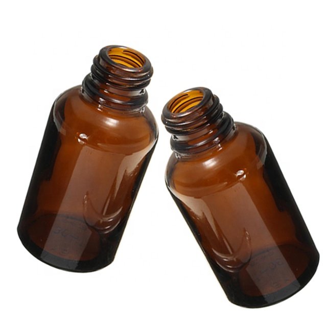 1OZ/2OZ 1OZ 2OZ 4OZ 8OZ 16OZ 32OZ cosmetic clear amber boston round glass bottle for liquid medicine