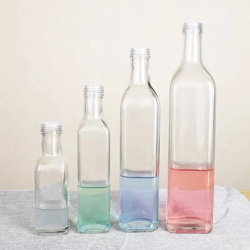 YoDao 250mL 500mL Oil Dispenser Glass Bottle for Kitchen Flip Olive Oil and Vinegar Dispenser Bottle for Kitchen Set