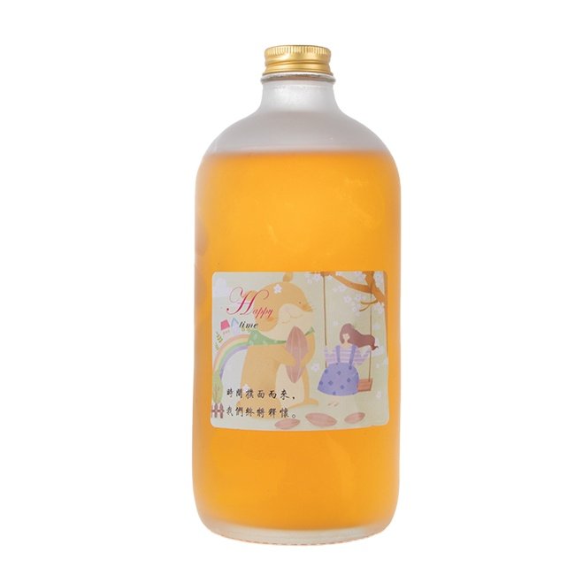 Wholesale 250ml 500ml 1L Clear Frosted Glass Beverage Bottles with Aluminum Lid for Kombucha Cold Brew Juice Drinking Beverages