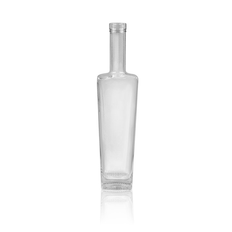 xuzhou das packing 500ml rum whisky vodka liquor spirit glass bottle with long neck