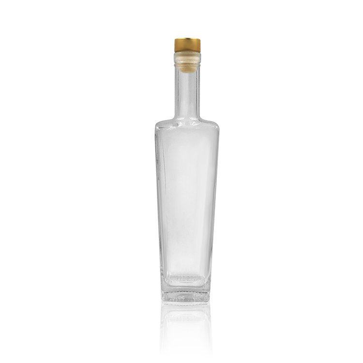 xuzhou das packing 500ml rum whisky vodka liquor spirit glass bottle with long neck