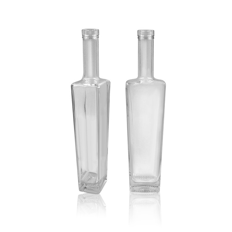 xuzhou das packing 500ml rum whisky vodka liquor spirit glass bottle with long neck