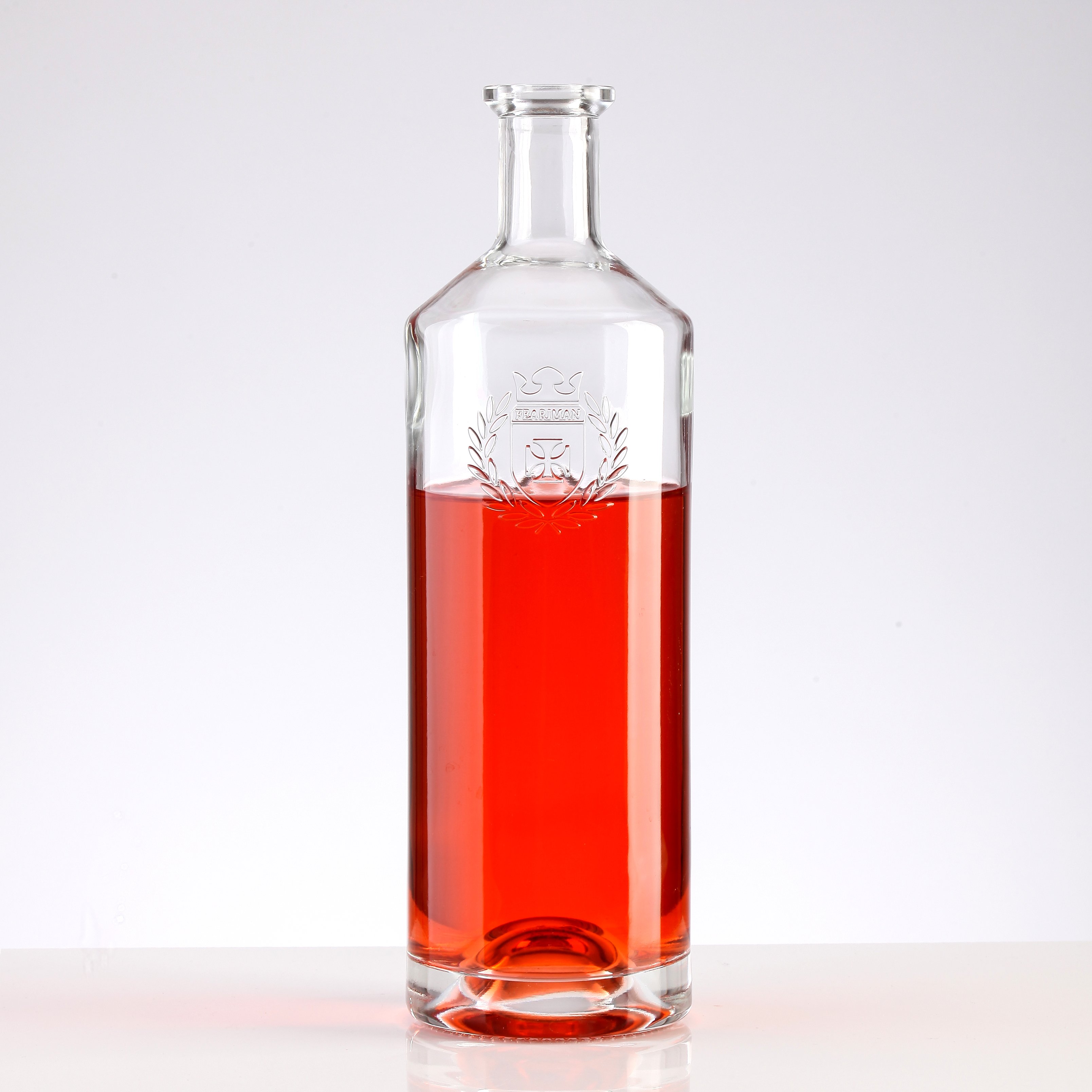 Factory Produced Wholesale Empty Packaging 750ml Glass Burgundy Wine Bottle