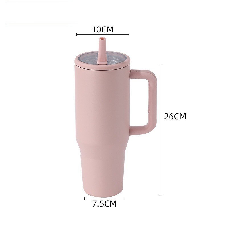 Hot Selling BPA free Gym Stainless Steel Magnetic Lid Original Leakproof Straw Tumbler 40OZ Handle Cup Water Bottle