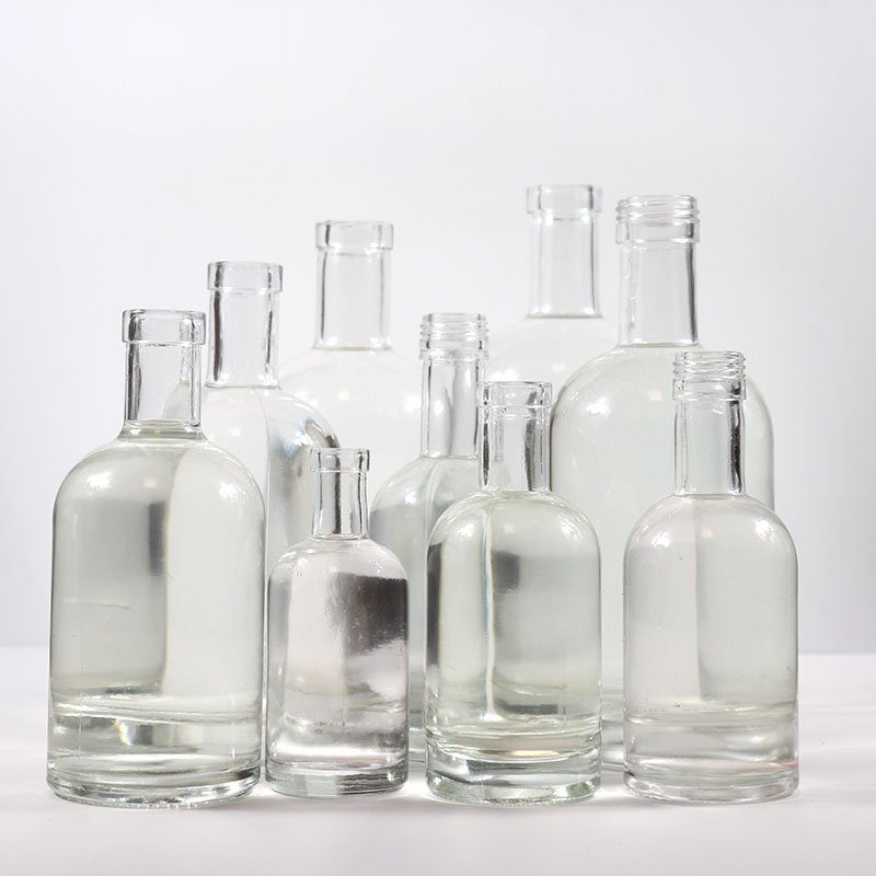 Glass Bottle Manufacturer Custom Empty Crystal Glass Wine Bottles 500ml 750 Ml