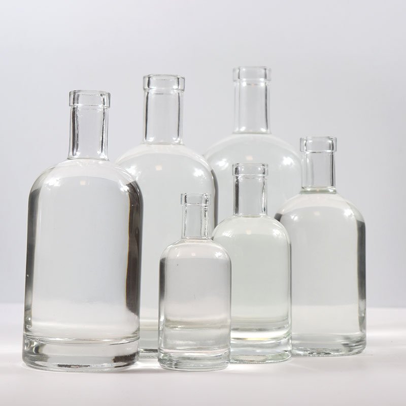 Glass Bottle Manufacturer Custom Empty Crystal Glass Wine Bottles 500ml 750 Ml