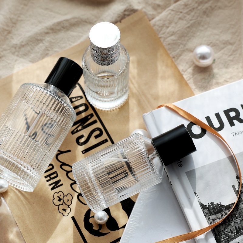 Reusable Glass Bottles Perfume Women Glass Bottle For Liquid Packaging