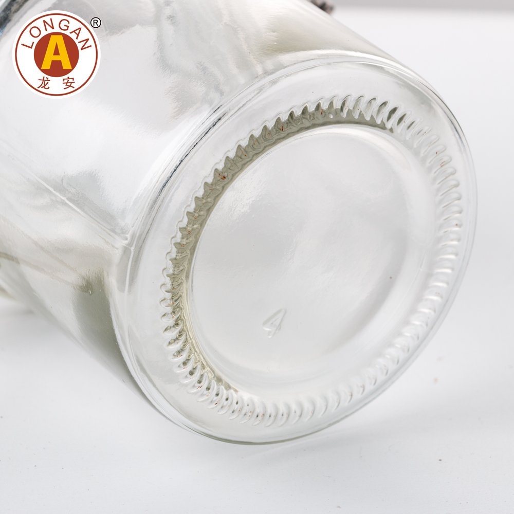 Wholesale Custom Clear 250Ml Glass Mason Jar Pump Canning Jar Lid Glass Dispenser Storage Jar Bottles And Bottle