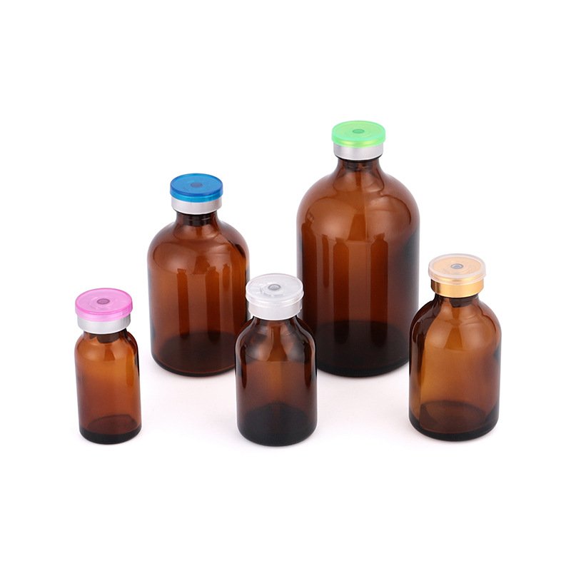 Pharmaceutical Mold Amber Glass Bottle Vials 100ml 50ml 30ml 20ml 10ml injection glass bottle clear glass vials for vaccine