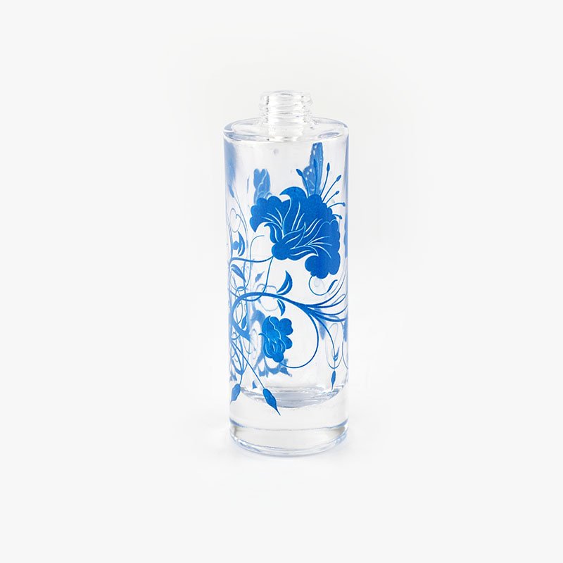 luxury beautiful perfume bottle for women 30ml custom screw cap perfume glass bottle for packaging