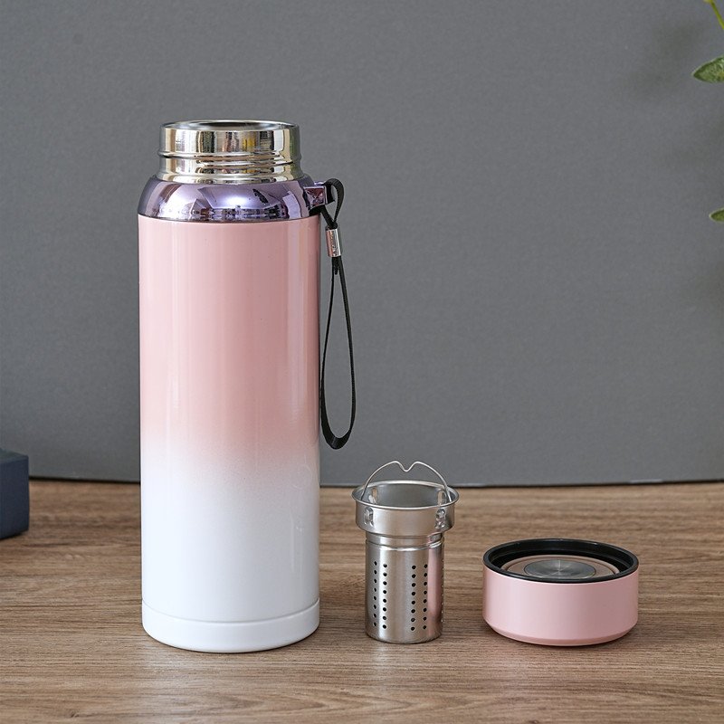 Popular 600Ml Stainless Steel Vacuum Insulated Water Bottles Thermal Flask Vacuum Manual Plastic Bottle Capping Machine