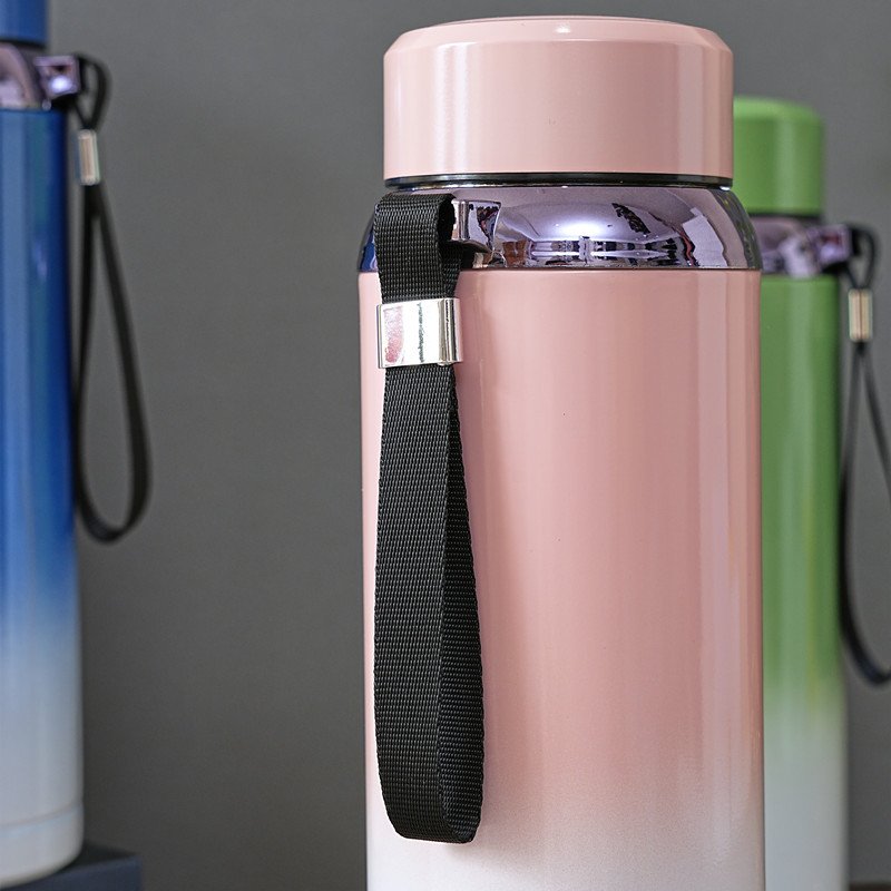 Popular 600Ml Stainless Steel Vacuum Insulated Water Bottles Thermal Flask Vacuum Manual Plastic Bottle Capping Machine