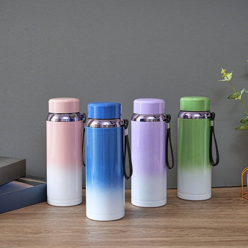 Popular 600Ml Stainless Steel Vacuum Insulated Water Bottles Thermal Flask Vacuum Manual Plastic Bottle Capping Machine