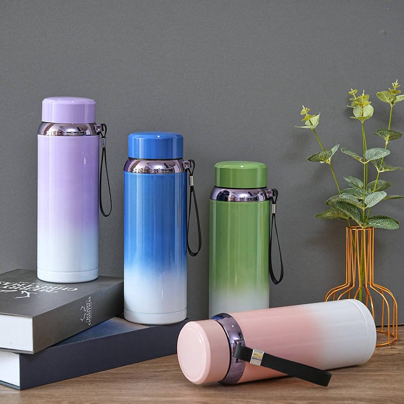 Popular 600Ml Stainless Steel Vacuum Insulated Water Bottles Thermal Flask Vacuum Manual Plastic Bottle Capping Machine