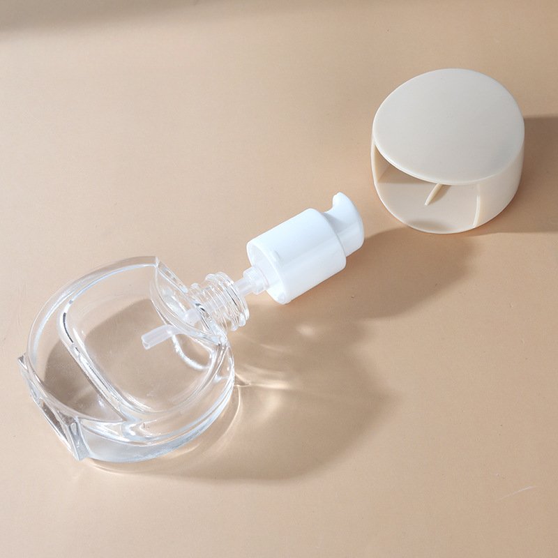 New Design 30ml Foundatiion Packaging Empty Clear Serum Pump Bottle for Cosmetic 1oz Lotion Glass Bottle