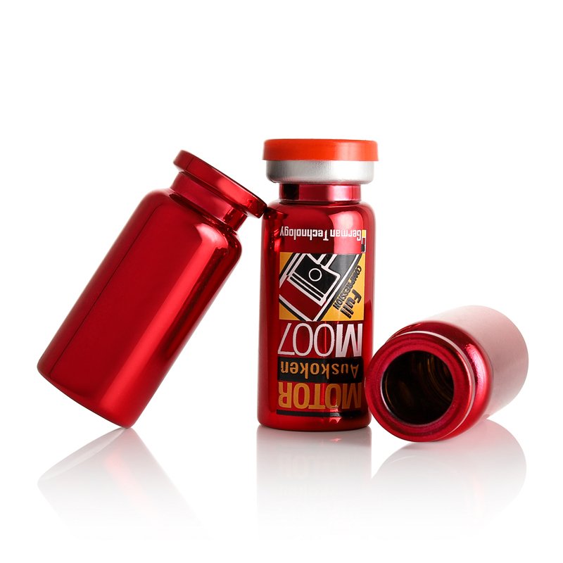 Hot Sale Red Pharmaceutical Glass Bottles 10ml Vial With Cap For Liquid Medicine