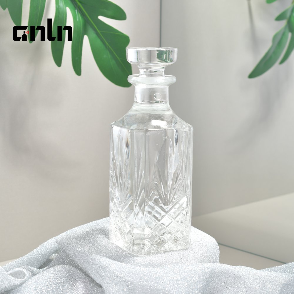 ANLN Best Selling Whiskey Decanter Liquor Vodka Bottles 150ml Glass Perfume Wine Display Bottle