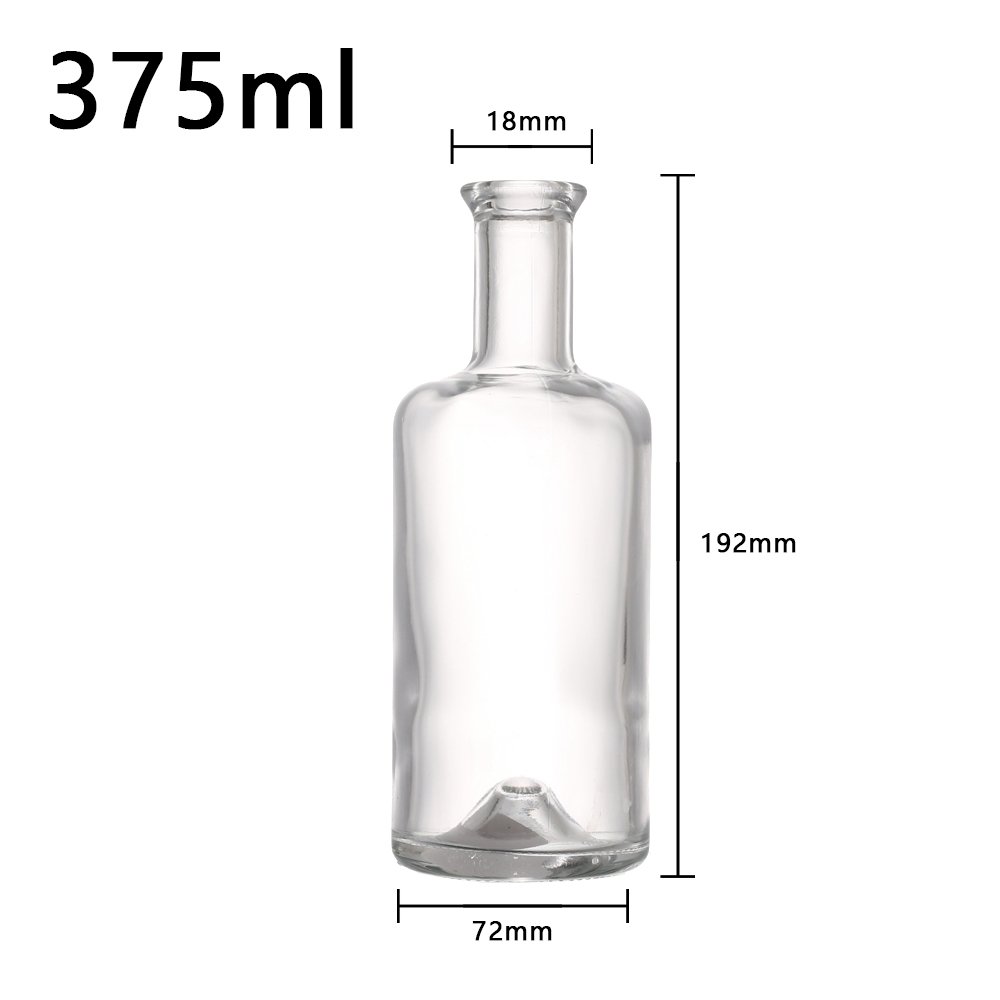 750ml 700ml 50cl amber Glass Bottle with Stopper Screw Cap Cork for Gin Vodka Whisky Tequila Liquor Alcohol Spirits