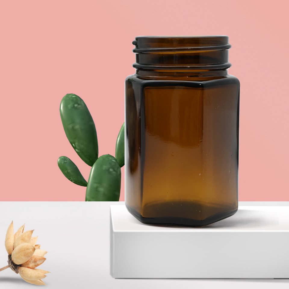 Wholesale custom 120ml glass bottles canning Jar bottles