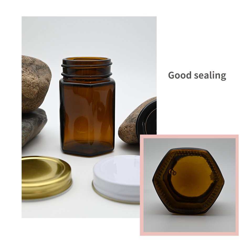 Wholesale custom 120ml glass bottles canning Jar bottles