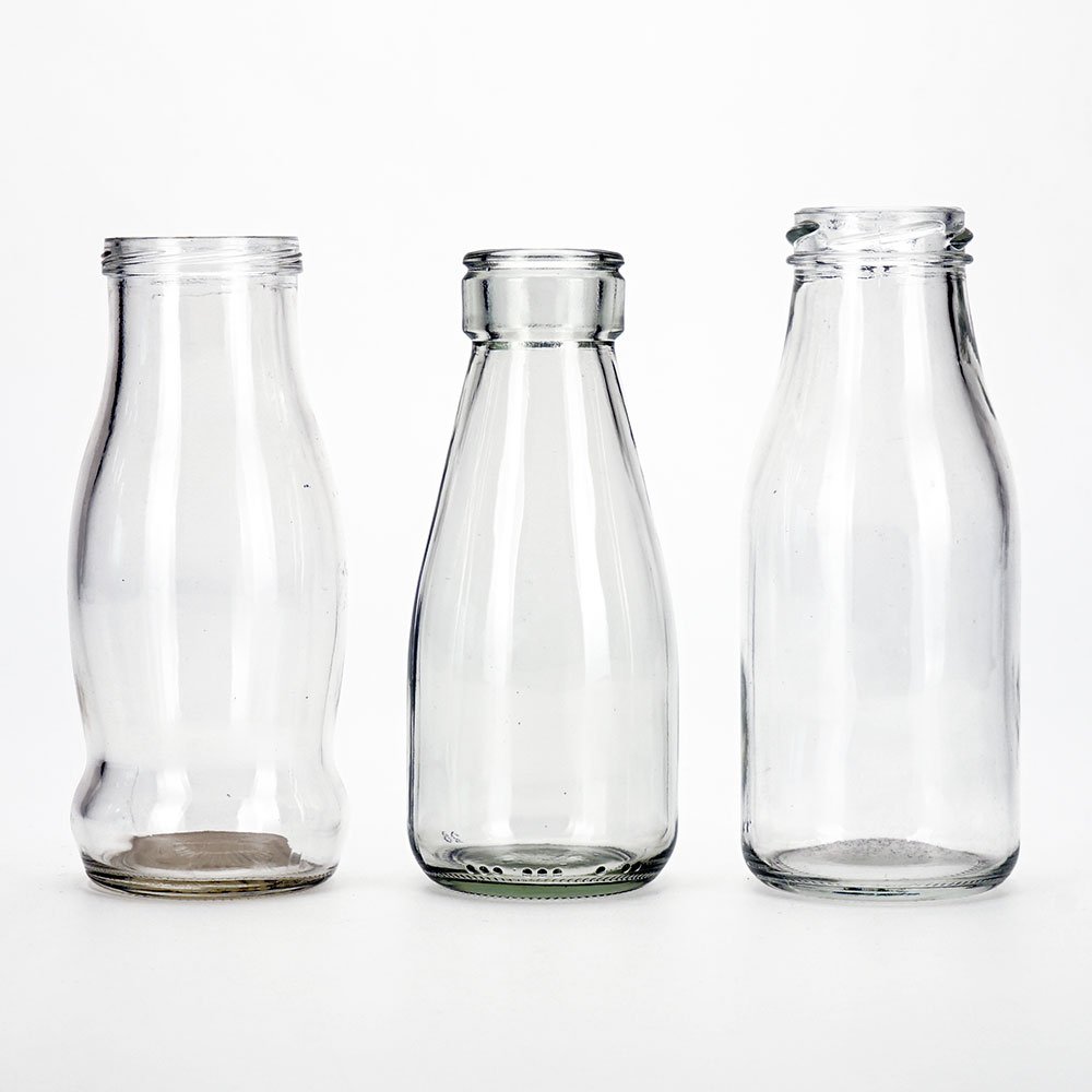 VISTA Juice Bottle Factory Good Quality Empty 200ml 250ml 500ml glass beverage bottles wholesale empty milk juice bottles