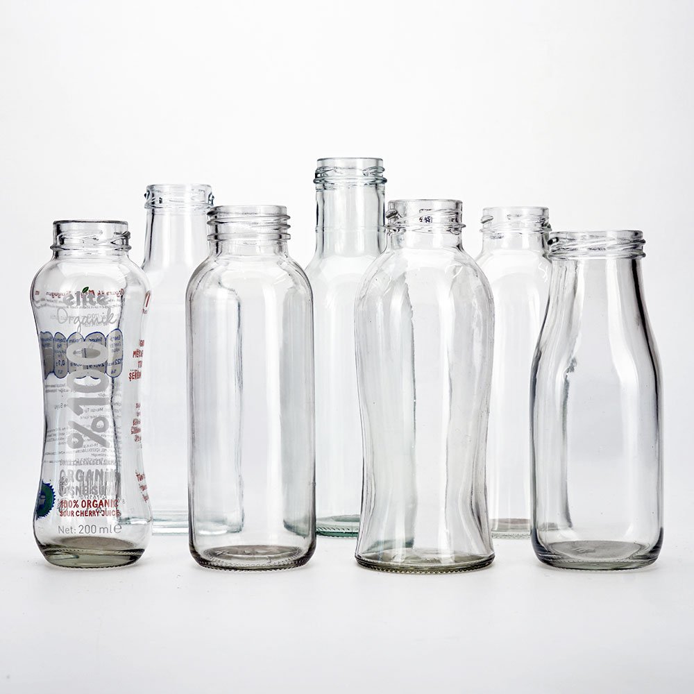 VISTA Juice Bottle Factory Good Quality Empty 200ml 250ml 500ml glass beverage bottles wholesale empty milk juice bottles