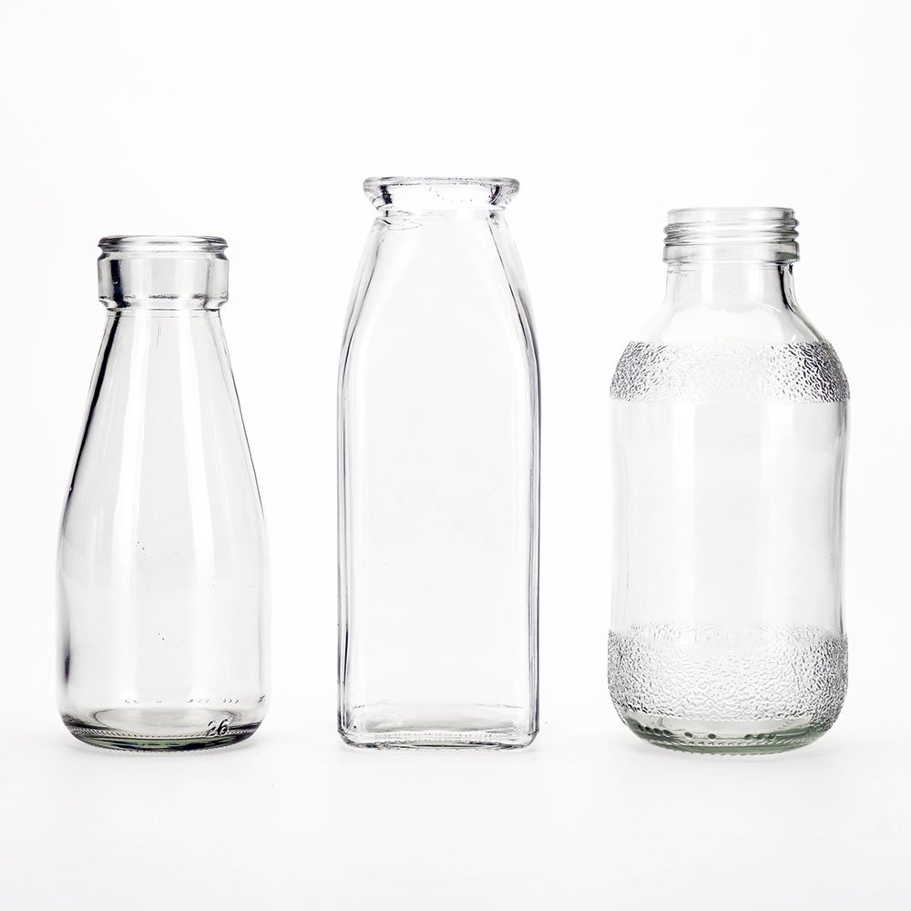 VISTA Juice Bottle Factory Good Quality Empty 200ml 250ml 500ml glass beverage bottles wholesale empty milk juice bottles