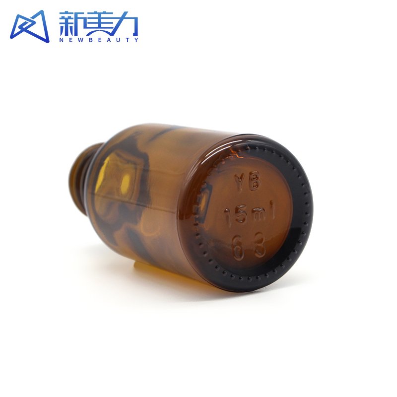5ml 10ml wholesale cylindrical OEM anti-theft glass bottle small volume essential oil bottle dropper bottle