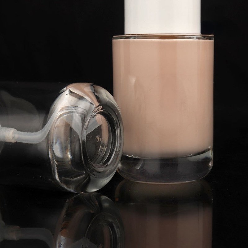Bottles Clear Serum Glass Dropper Bottle Factory Custom Essence Oil 30ml Dropper Bottle Cosmetic Boston Round Glass Custom Made