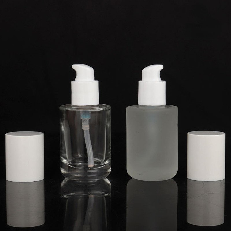 Bottles Clear Serum Glass Dropper Bottle Factory Custom Essence Oil 30ml Dropper Bottle Cosmetic Boston Round Glass Custom Made