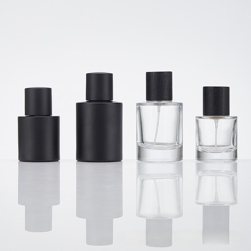 Luxury Perfume Spray Bottle Glass Sprayer Perfume Bottle Cylinder Glass Bottle