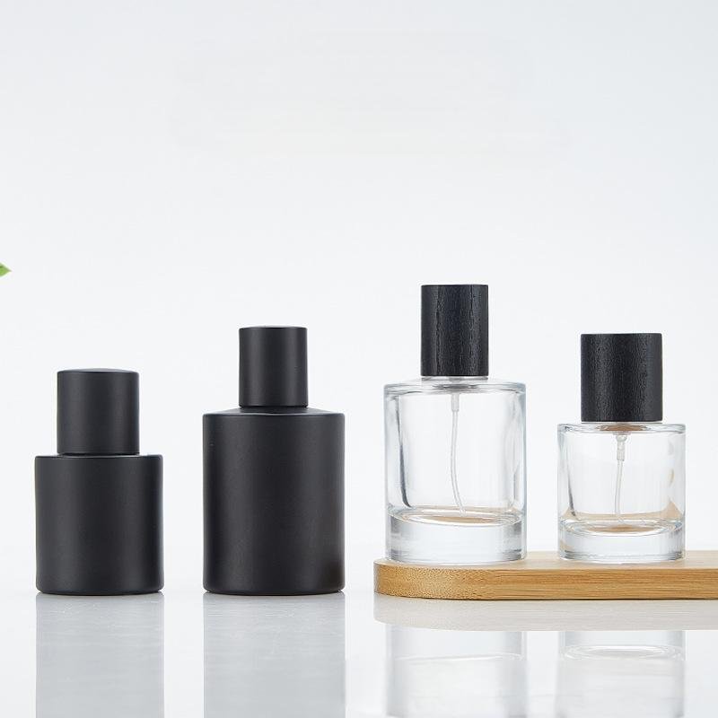 Luxury Perfume Spray Bottle Glass Sprayer Perfume Bottle Cylinder Glass Bottle