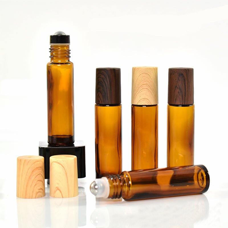 Wholesale 10 ml Roll On Glass Perfume Bottle Empty Glass Roller Ball Essential Oil Roller Bottles