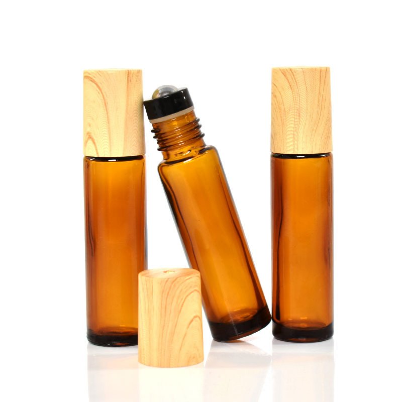 Wholesale 10 ml Roll On Glass Perfume Bottle Empty Glass Roller Ball Essential Oil Roller Bottles