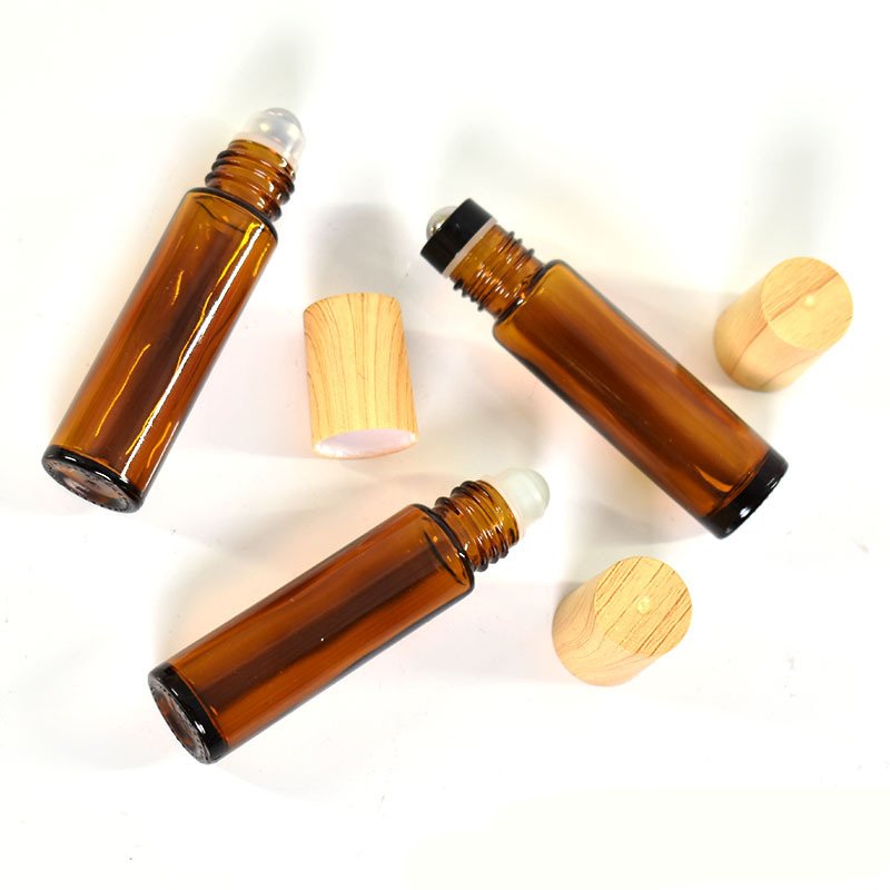 Wholesale 10 ml Roll On Glass Perfume Bottle Empty Glass Roller Ball Essential Oil Roller Bottles