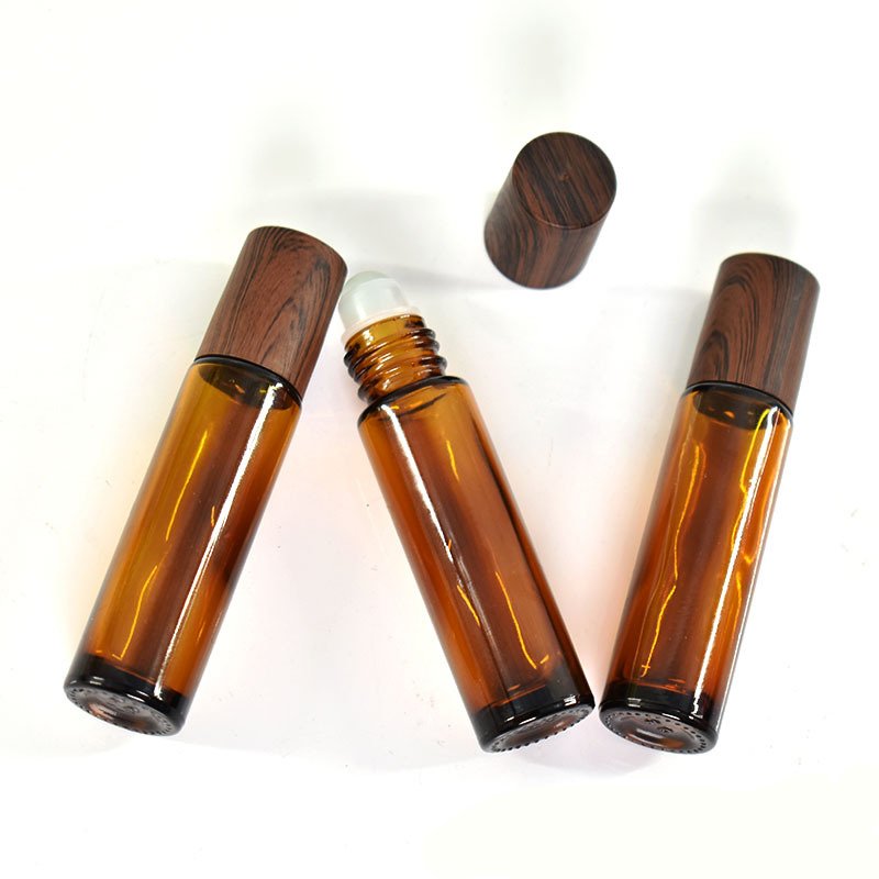Wholesale 10 ml Roll On Glass Perfume Bottle Empty Glass Roller Ball Essential Oil Roller Bottles