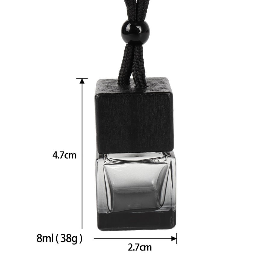 clear square car diffuser glass bottle diffuser bottle luxury empty bottle p