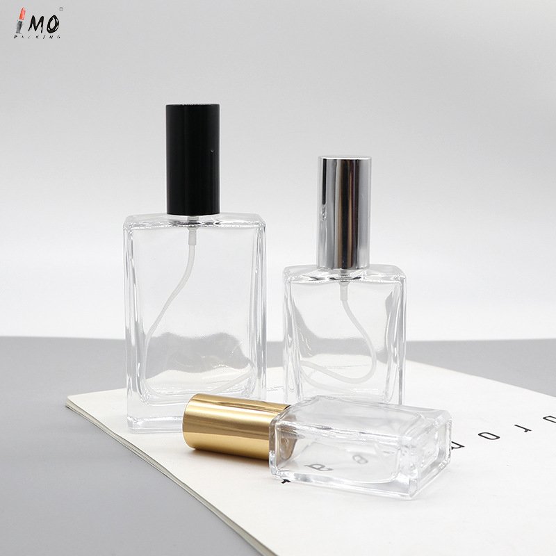 30ml 50ml 100ml Transparent Spray Empty Glass Bottle High Quality Perfume Bottle Container Cosmetic wholesale